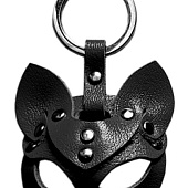 Черный сувенир-брелок «Кошка»