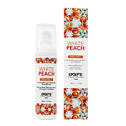 Разогревающее массажное масло Gourmet White Peach Organic с органическими ингредиентами - 50 мл. фото в интим магазине Love Boat