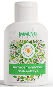 Антисептический гель для рук IMMUNO balance - 90 мл. фото в интим магазине Love Boat