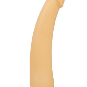 Телесная гладкая насадка-фаллоимитатор Harness - 20 см.