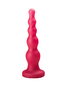 Розовая анальная ёлочка - 17,5 см. фото в интим магазине Love Boat