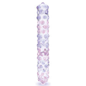 Фаллоимитатор с массажными точками Purple Rose - 23 см. фото в интим магазине Love Boat
