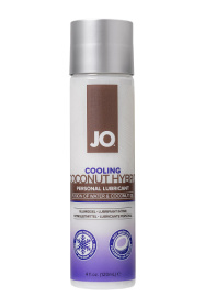 Водно-масляный лубрикант с охлаждающим эффектом JO Silicon free Hybrid Lubricant COOLING - 120 мл. фото в интим магазине Love Boat