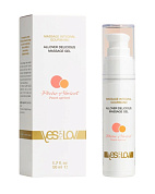 Массажный гель-смазка Allover Delicious Massage Gel с ароматом персика и абрикоса - 50 мл. фото в интим магазине Love Boat