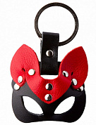 Черно-красный сувенир-брелок «Кошка» фото в интим магазине Love Boat
