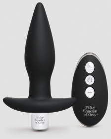 Черная вибровтулка Relentless Vibrations Remote Control Butt Plug - 11,4 см. фото в интим магазине Love Boat