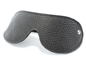 
Черная кожаная маска на глаза фото в интим магазине Love Boat