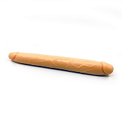 Телесный двухсторонний фаллоимитатор Exxxtreme Double Head Dong - 41,3 см. фото в интим магазине Love Boat