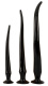 Набор из 3 длинных анальных пробок Super Long Flexible Butt Plug Set