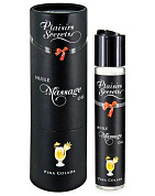 Массажное масло с ароматом пина колады Huile de Massage Gourmande Pina Colada - 59 мл. фото в интим магазине Love Boat