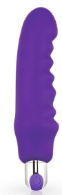 Фиолетовый вибратор Rechargeable IJOY Silicone Waver - 16,5 см. фото в интим магазине Love Boat