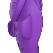 Фиолетовый вибратор в трусики с магнитной фиксацией