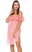 Сорочка из вуали с широкой оборкой фото в интим магазине Love Boat