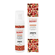 Разогревающее массажное масло  с ароматом клубники Gourmet Strawberry - 50 мл. фото в интим магазине Love Boat