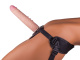 Насадка-фаллос в комплекте с трусиками Harness - 21,6 см.