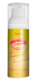 Интимная гель-смазка Shefox Premium «Тропический банан» - 50 мл. фото в интим магазине Love Boat