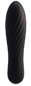 Черная вибропуля Tulip - 10,6 см. фото в интим магазине Love Boat