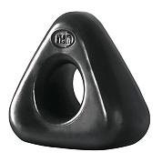 Черное треугольное эрекционное кольцо RENEGADE JUNK PUSHER фото в интим магазине Love Boat