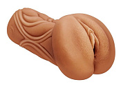 Кофейный мастурбатор-вагина Dumpling фото в интим магазине Love Boat