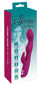 Фиолетовый вибратор A   G-Spot Rabbit Vibrator для стимуляции зон G и A - 23,6 см.