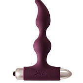 Бордовая анальная вибропробка New Edition Elation - 13,1 см.