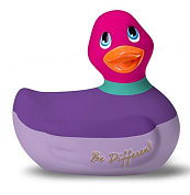 Фиолетово-розовый вибратор-уточка I Rub My Duckie 2.0 Colors фото в интим магазине Love Boat

