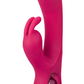 Малиновый вибратор-кролик Chill - 21 см.