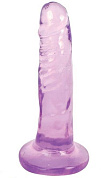 Фиолетовый фаллоимитатор Slim Stick Dildo - 15,2 см. фото в интим магазине Love Boat