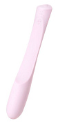 Нежно-розовый гибкий водонепроницаемый вибратор Sirens Venus - 22 см. фото в интим магазине Love Boat
