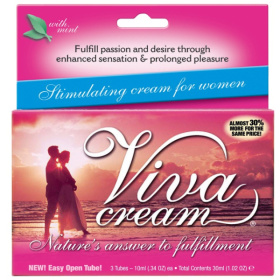 Стимулирующий крем VivaCream для женщин - 30 мл. фото в интим магазине Love Boat