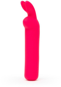 Розовая вибропуля с ушками Rechargeable Rabbit Ears Bullet Vibrator фото в интим магазине Love Boat