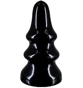 Черная анальная пробка MAGNUM 19 - 22 см. фото в интим магазине Love Boat
