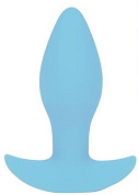 Голубая анальная втулка Sweet Toys - 8,5 см. фото в интим магазине Love Boat