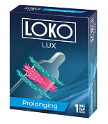 Стимулирующая насадка на пенис LOKO LUX с продлевающим эффектом фото в интим магазине Love Boat