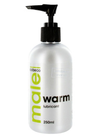 Лубрикант с согревающим эффектом MALE Cobeco Warm Lubricant - 250 мл. фото в интим магазине Love Boat