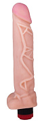 Вибратор-гигант с узором вен - 27,2 см. фото в интим магазине Love Boat