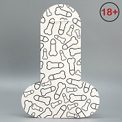 Подарочный пакет «Паттерн» - 25х36х10 см. фото в интим магазине Love Boat