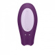 Фиолетовый вибратор для пар Double Joy с управлением через приложение