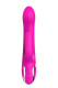 Розовый вибратор-кролик NAGHI NO.43 RECHARGEABLE DUO VIBRATOR - 23 см.