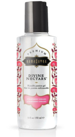 Гель-лубрикант на водной основе Divine Nectars Strawberry Dream с ароматом клубники - 150 мл. фото в интим магазине Love Boat