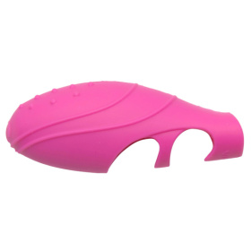 Розовая насадка на палец с вибрацией Bang Her Silicone G-Spot Finger Vibe фото в интим магазине Love Boat