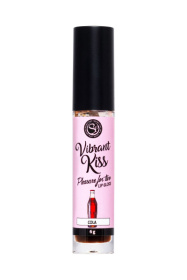 Бальзам для губ Lip Gloss Vibrant Kiss со вкусом колы - 6 гр. фото в интим магазине Love Boat