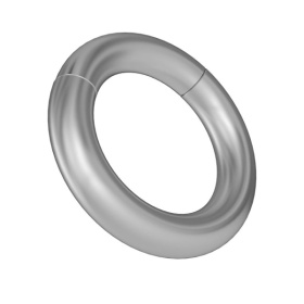 
Серебристое магнитное кольцо-утяжелитель фото в интим магазине Love Boat