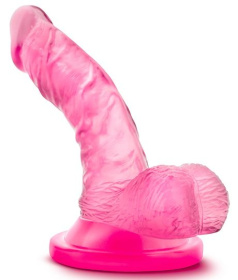Розовый фаллоимитатор на присоске NATURALLY YOURS 4INCH MINI - 12 см. фото в интим магазине Love Boat