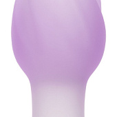 Сиреневая анальная пробка Ridge Probe с вибрацией - 9,5 см.