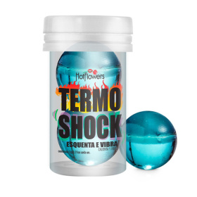 Интимный гель Termo Shock Hot Ball с разогревающе-покалывающим эффектом (2 шарика по 3 гр.) фото в интим магазине Love Boat