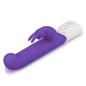 Фиолетовый вибромассажер для G-точки Come hither G-Spot Rabbit - 24,5 см. фото в секс шопе Love Boat