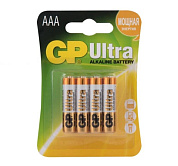 Батарейки алкалиновые GP Ultra Alkaline 24А AАA/LR03 - 4 шт. фото в интим магазине Love Boat