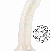 Фаллоимитатор из жидкого силикона с блестками Dildolls Extravaganza