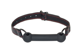 
Черный кляп-трензель Infatuation фото в интим магазине Love Boat